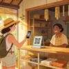 Tourist scanning QR in Bali Shop